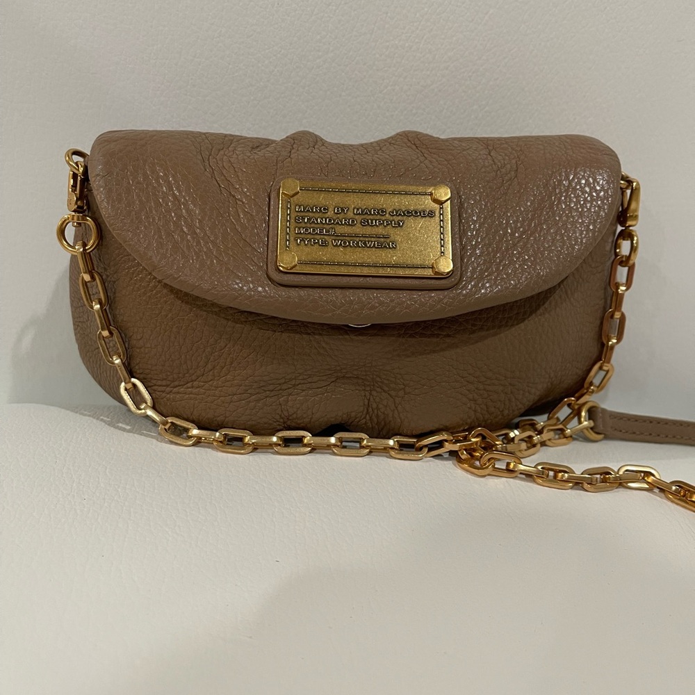 Marc Jacobs Karlie Crossbody Bag with Gold Chain